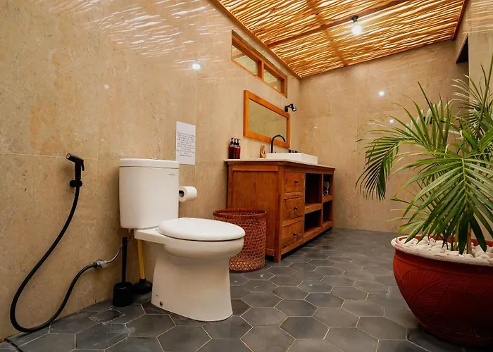 ゲストハウス Rumah Bambu Gladek Satu ウルワツ