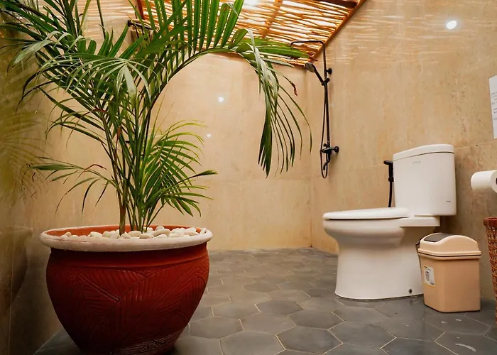ゲストハウス Rumah Bambu Gladek Satu ウルワツ